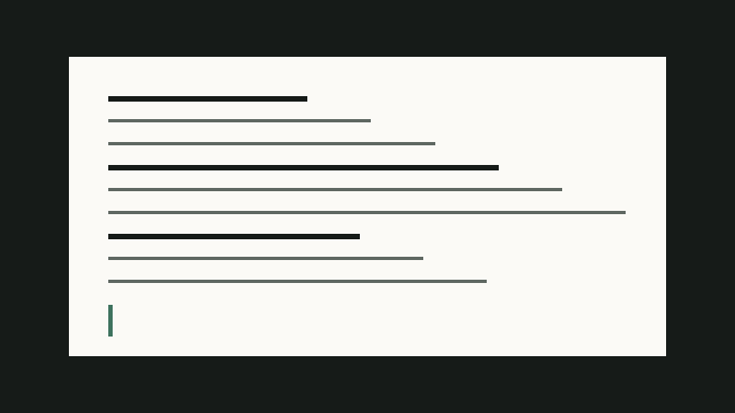 Text and line animation after Strong compression